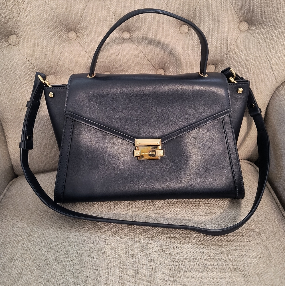 Michael Kors Admiral Navy Whitney Bag (Large)